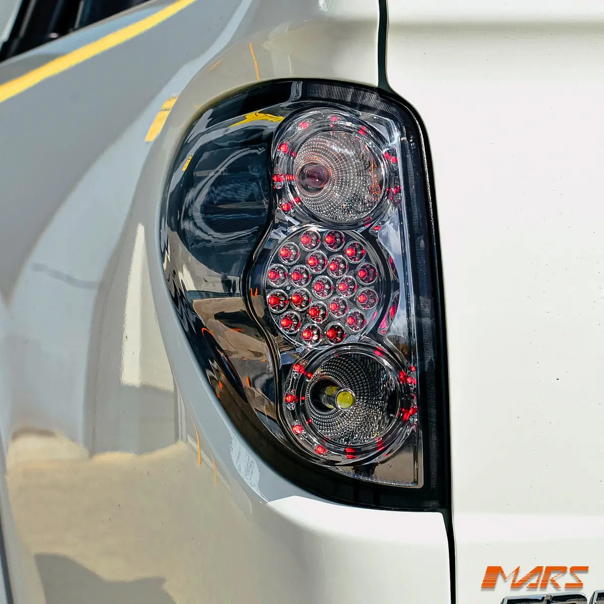 Smoked Black Led Tail Lights For Mitsubishi Triton Ute Ml Mn 2006-2015 2