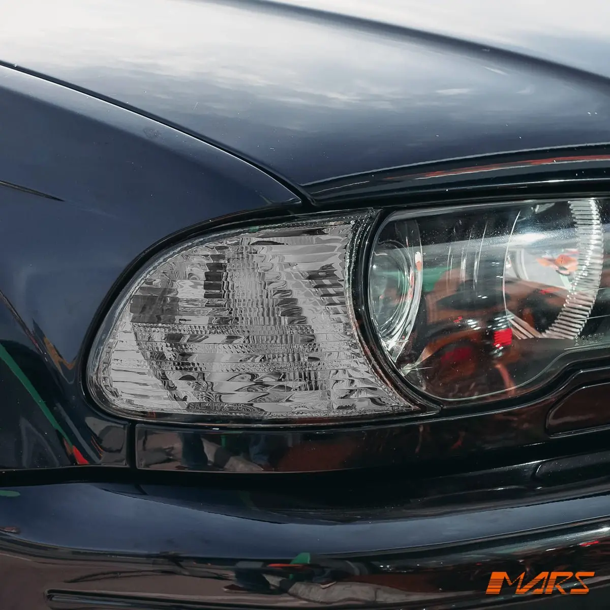 Smoked Front Corner Turn Signal Indicator Lights For Bmw E46 99-02 Pre Lci Coupe & Convertible & M3 1