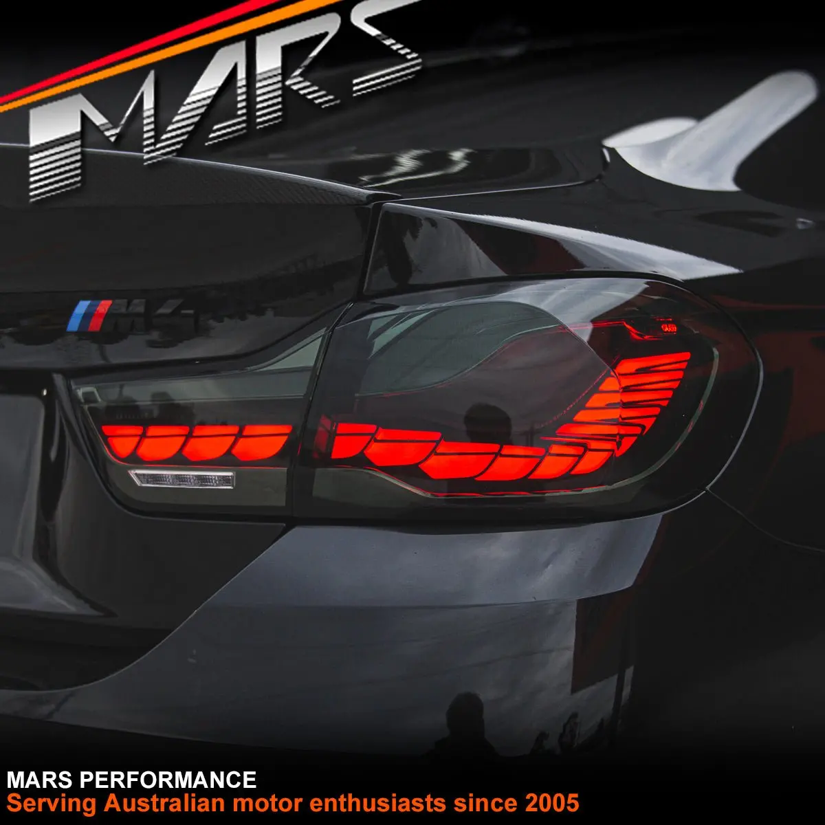 Smoked Full Led Dual Oled Tail Lights With Led Sequential Indicator For Bmw 4-Series F32 F33 F36 & F82 F83 M4 & Cs Gts 1