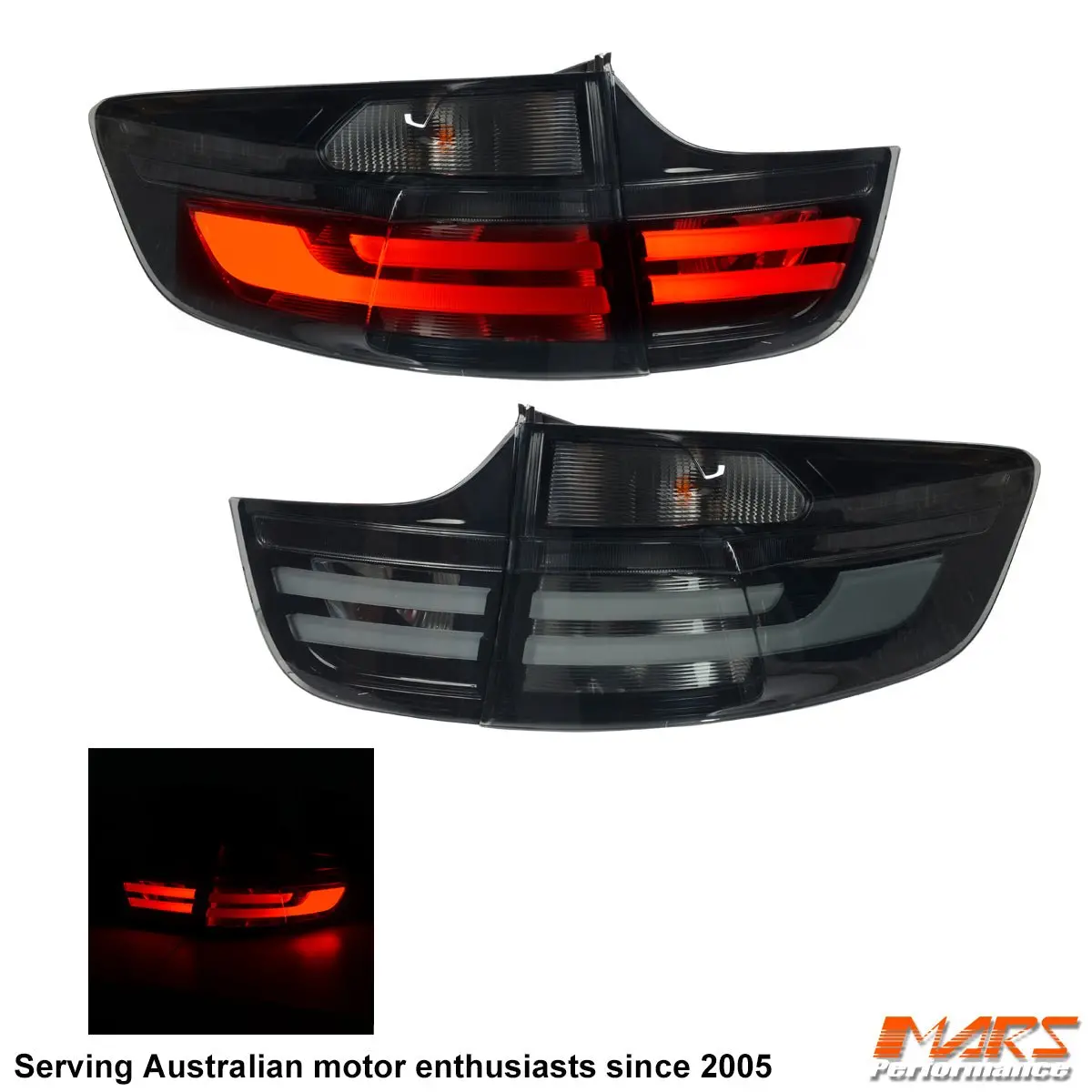 Smoked Full Led Facelift Style Tail Light For Bmw X6 E71 Lci & X6m 2008-2012 1