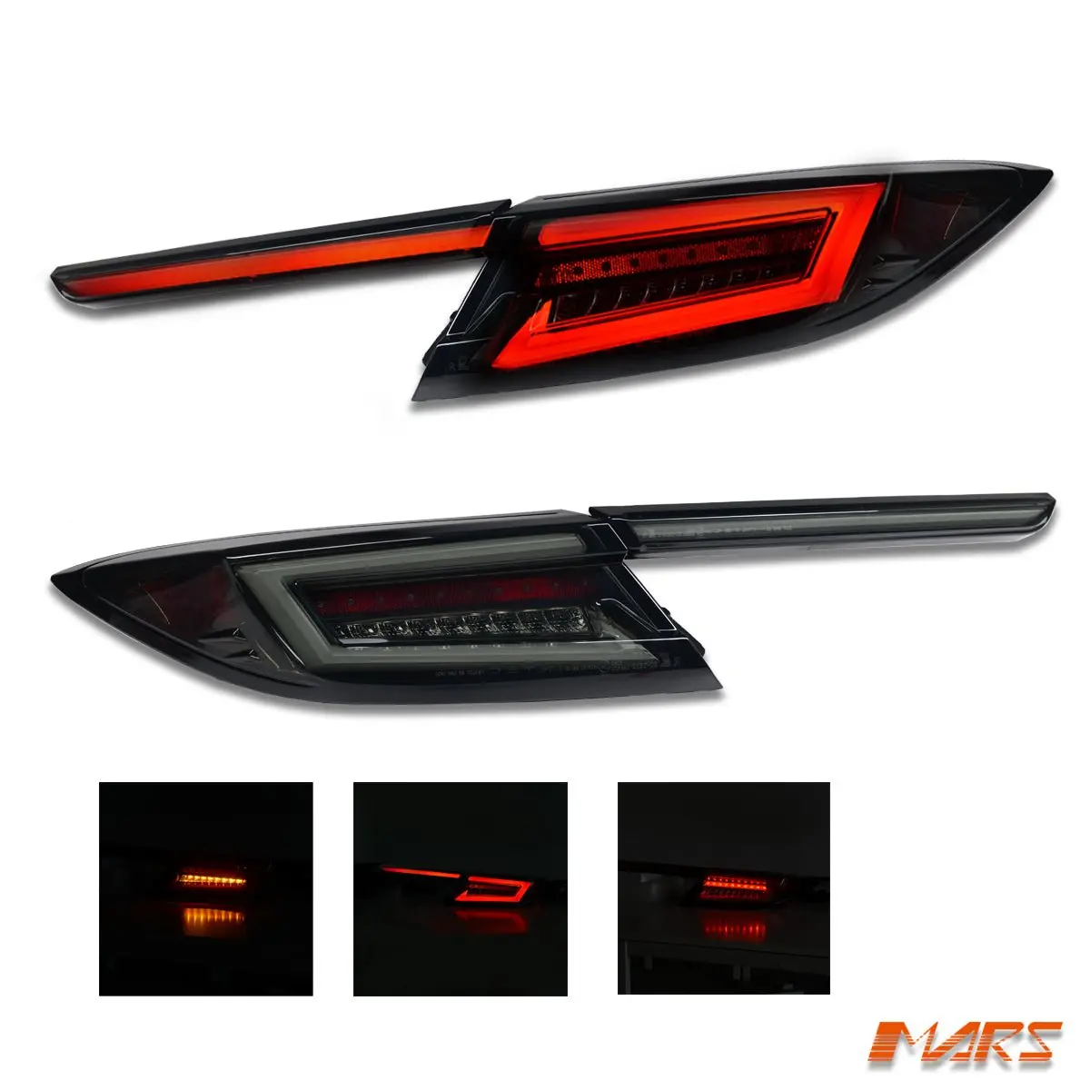 Smoked Full Led Tail Lights & Center Garnish With Sequential Indicator For Toyota Gr86 Zn8 2022+ & Brz Zd8 2021+ 1