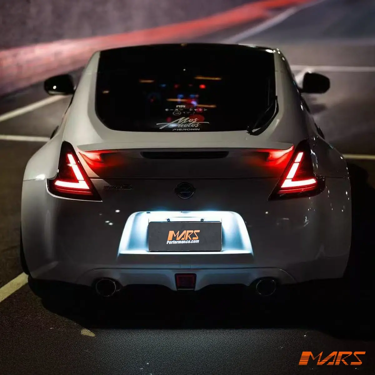 Smoked Full Led Tail Lights With Sequential Indicator For Nissan Z34 370Z 2008-2021 2