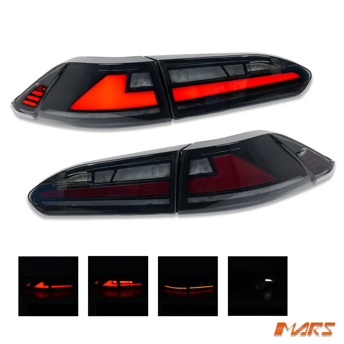 Smoked Full Led Tail Lights With Sequential Indicator For Toyota Corolla Cross 2022-2025 1