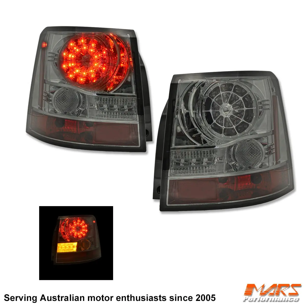 Smoked Led Tail Lights For Land Rover Range Rover Sport L320 2005-2009 Pre Update 1