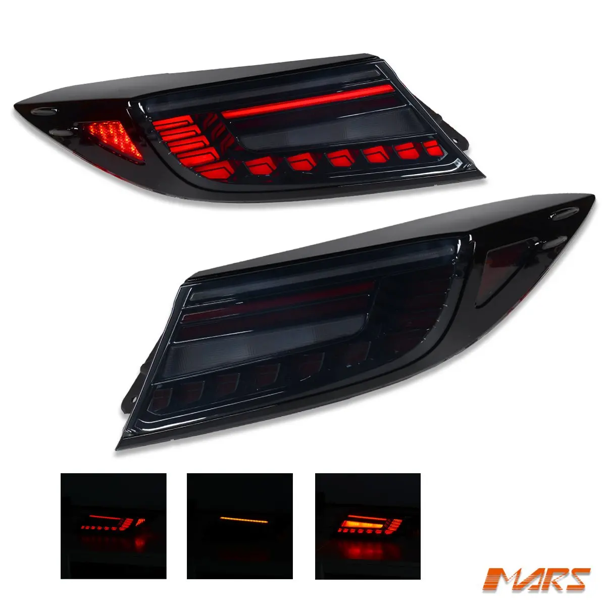 Smoked Oled Tail Lights With Led Sequential Indicator For Toyota Gr86 Zn8 2022+ & Brz Zd8 2021+ 1