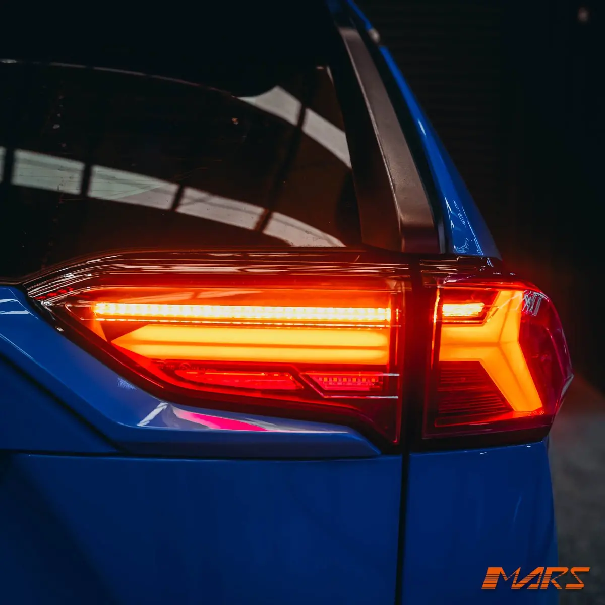 Smoked Red Full Led Tail Lights With Sequential Indicator For Toyota Rav4 2019-2025 1