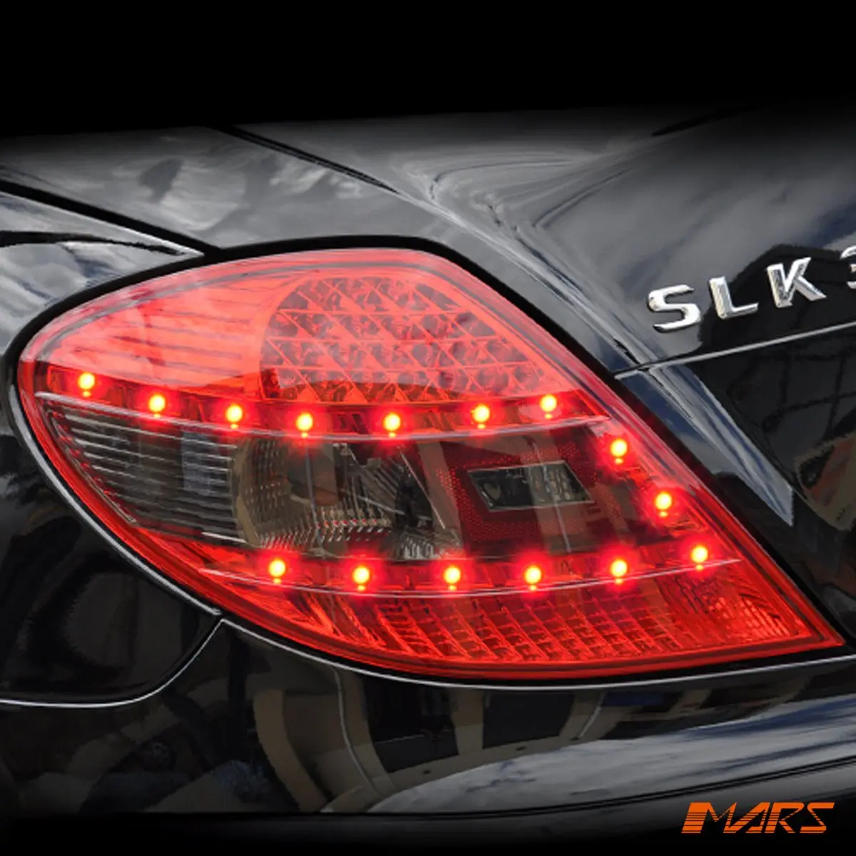Smoked Red Led Tail Lights For Mercedes-Benz Slk R171 & Slk55 Amg 2003-2010 1