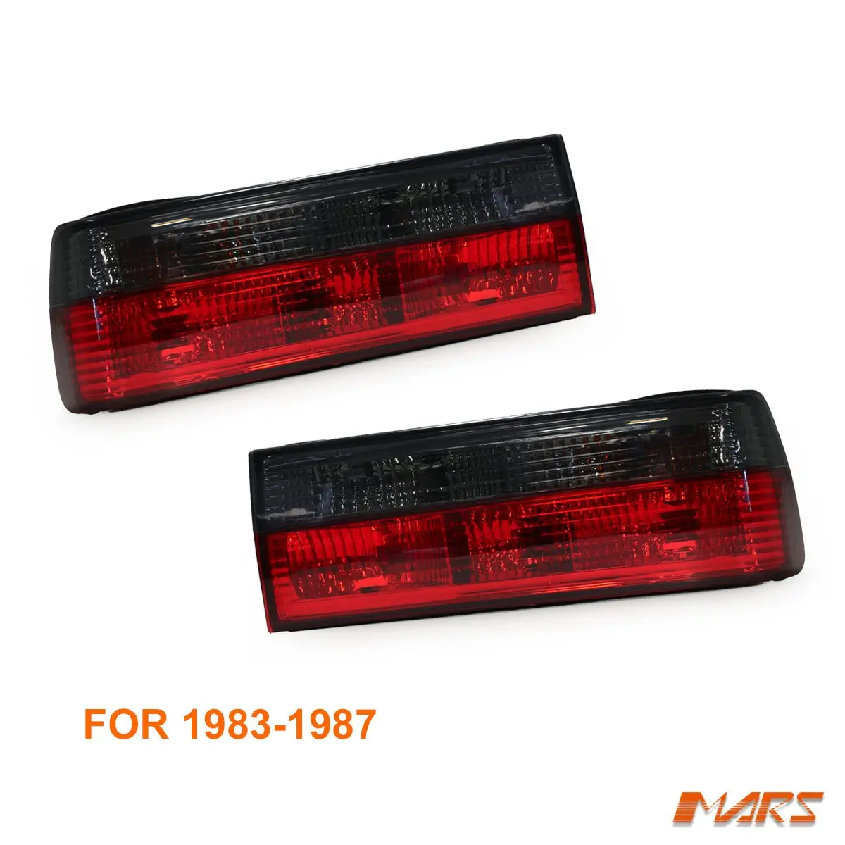 Smoked Red Tail Lights For Bmw 3 Series E30 1983-1987, Pre Lci Models 1