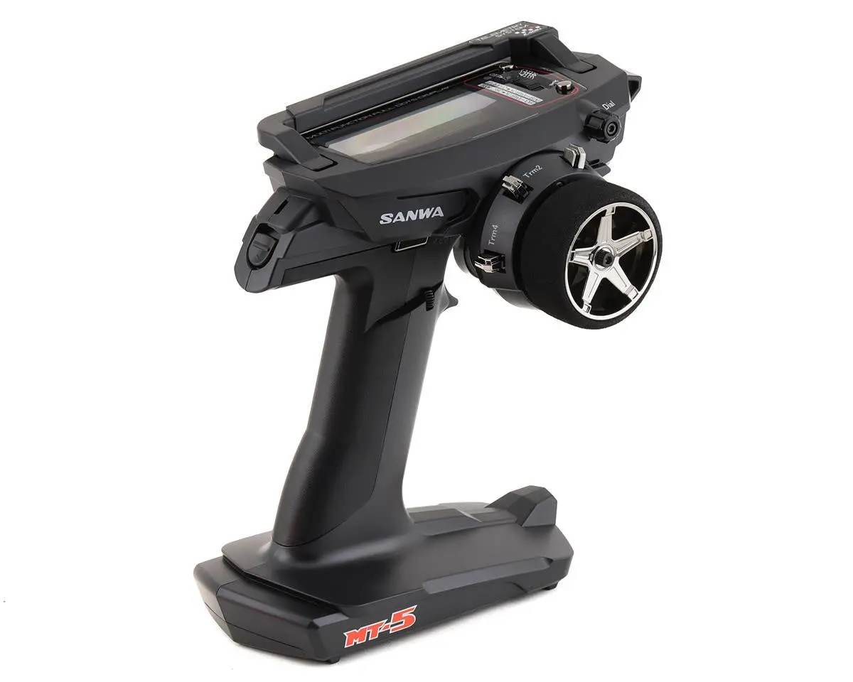 Sanwa/Airtronics Mt-5 Fh5 4-Channel 2.4Ghz Radio System W/Rx-493I Receiver 1
