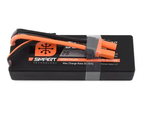 Spektrum Rc Spmx50002s30h5 2S Smart Lipo Hard Case Battery Pack W/Ic5 Connector (7.4V/5000Mah) 1