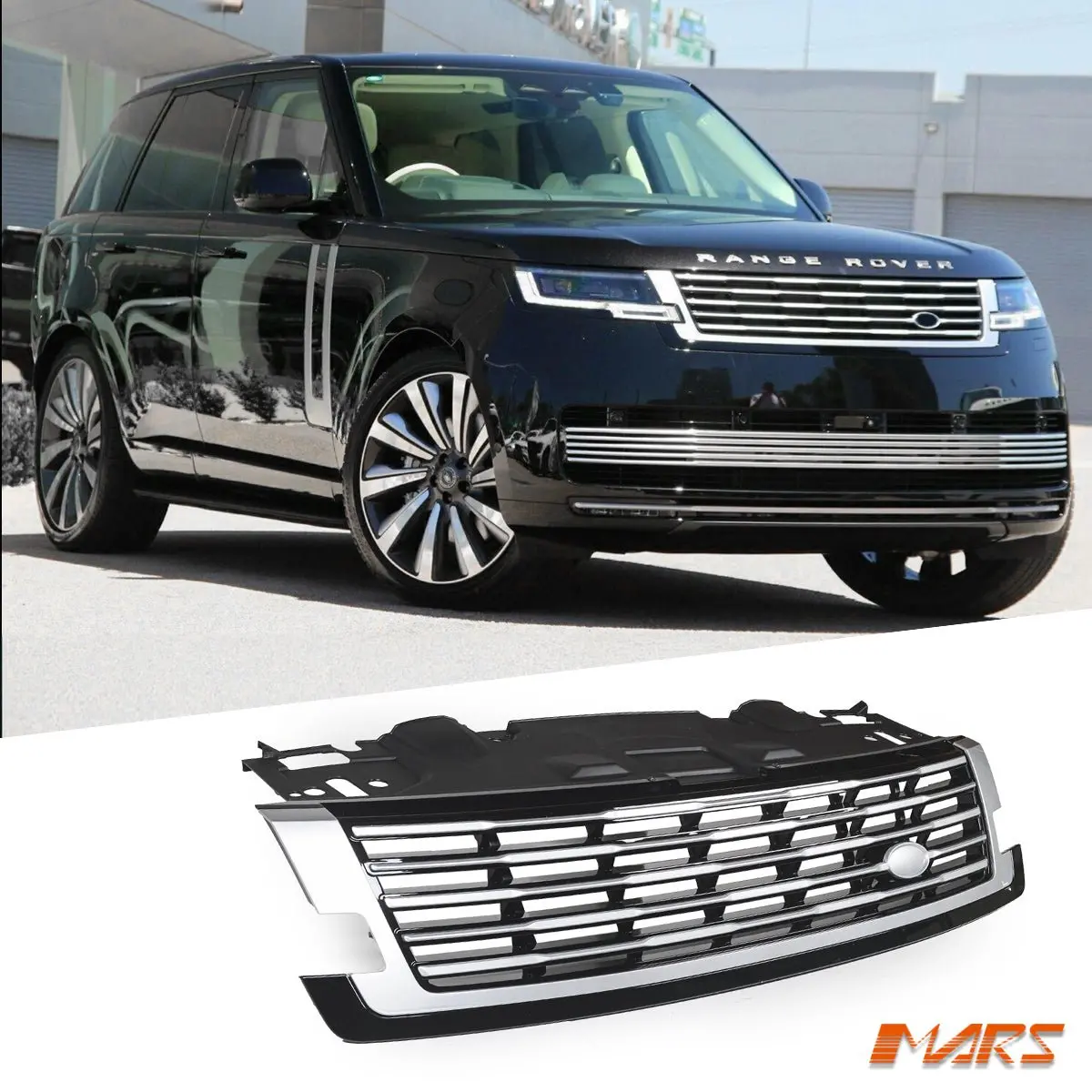 Sv Style Front Bumper Bar Grille Grill Bodykit For Land Rover Range Rover Vouge L460 2022-2025 1