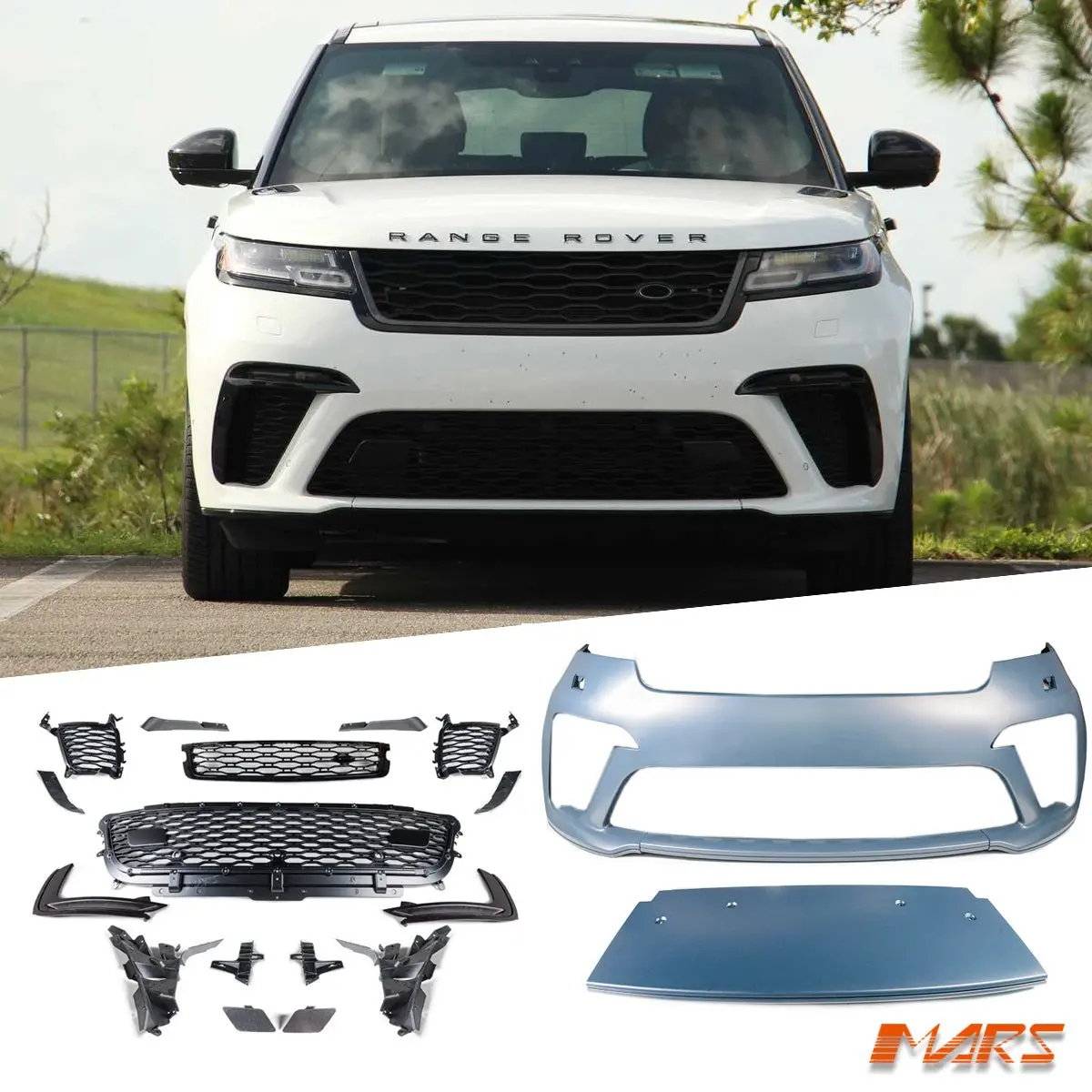 Svautobiography Style Front Bumper Bar Bodykit For Land Rover Range Rover Velar L560 2017-2025 1