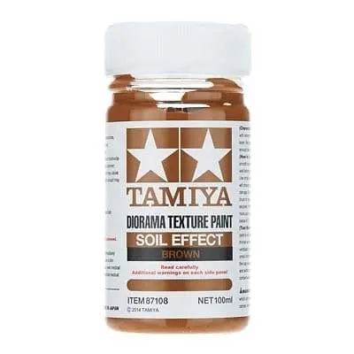 Tamiya 	87108 Diorama Texture Paint Soil Effect Brown 1