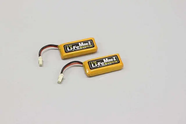 R246-1802 Mini-Z Li-Fe 3.3V Battery 2Pcs 1
