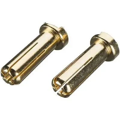 Tkpp5603 Gold Plated Bullet Connector Male 5Mm (2) 1
