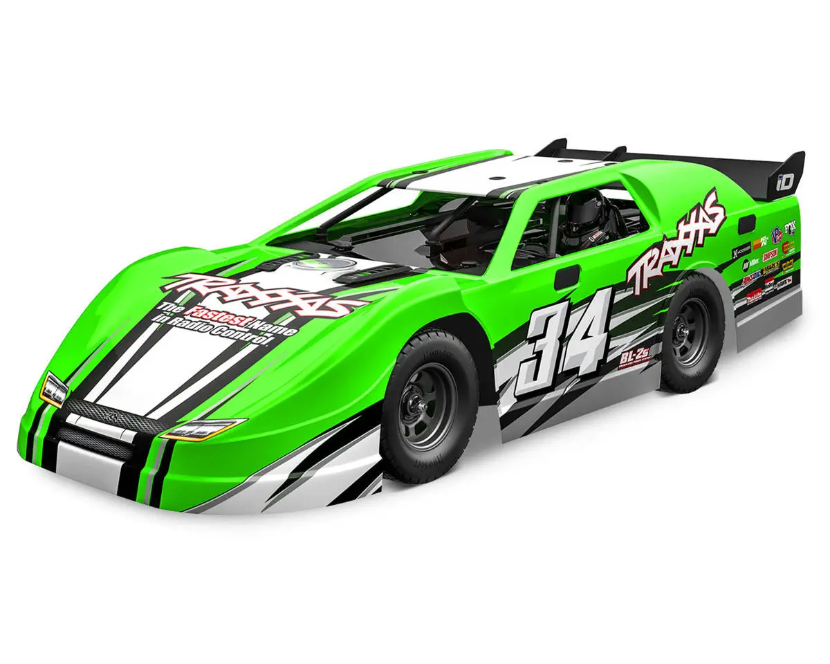 Traxxas 104364-74 Slash® Late Model 1/10 Rtr 2Wd Dirt Oval Racer W/Tq 2.4Ghz Radio 1