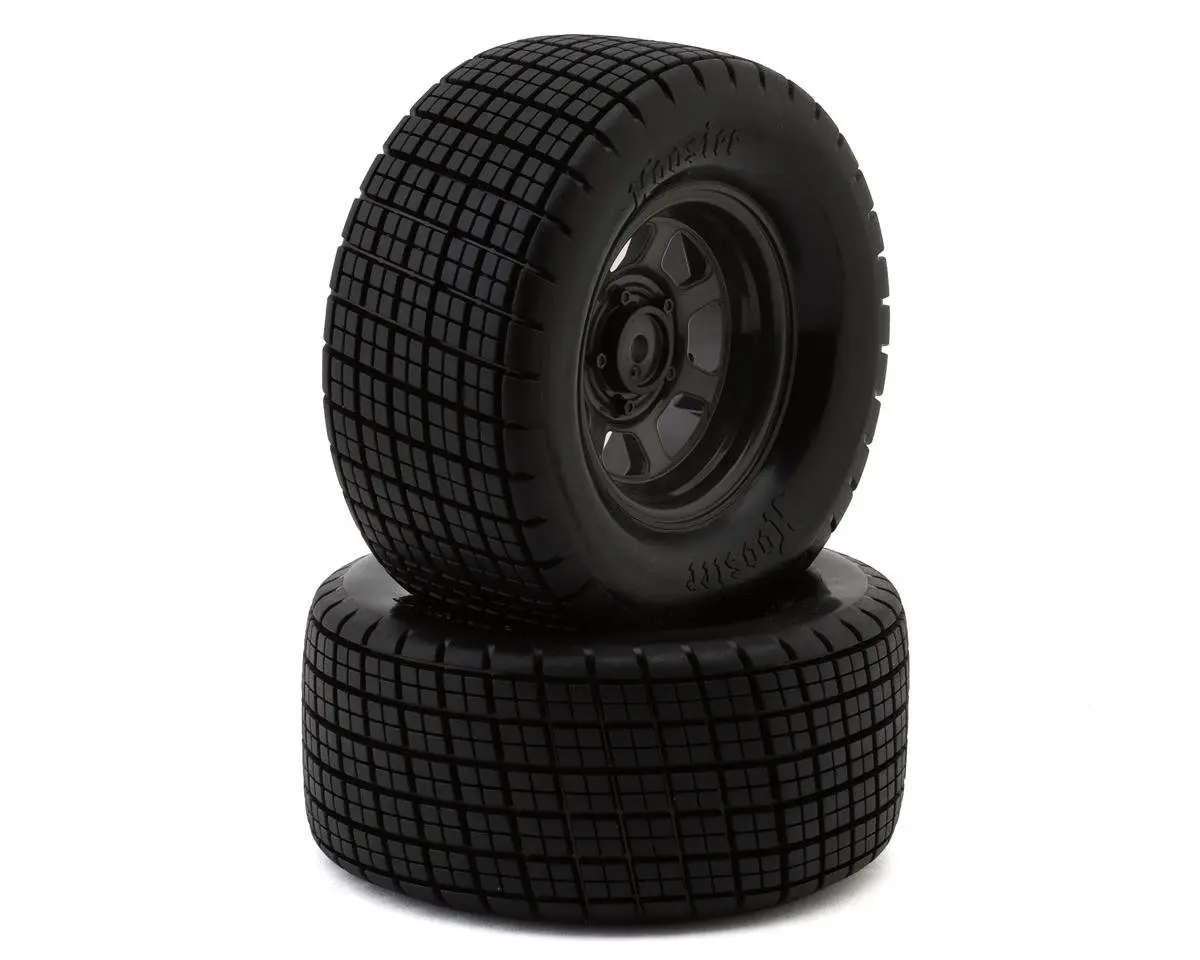 Traxxas 10474X Slash® Modified Hoosier® Pre-Mounted Dirt Oval Tires (Grey) (2) (Rear) W/12Mm Hex 1