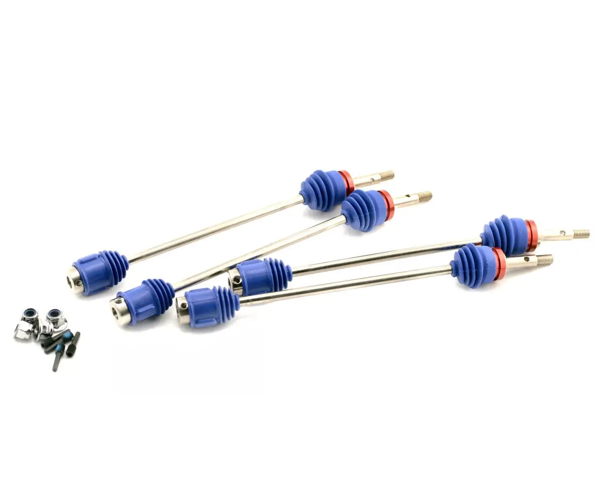 Traxxas 5451R Driveshafts, Revo/Maxx® (Steel Constant-Velocity) (Assembled W/Inner & Outer Dust Boots) (For Models W/Sealed Pivot Ball Suspension & 3.8'' Wheels) (4) 0.66 1