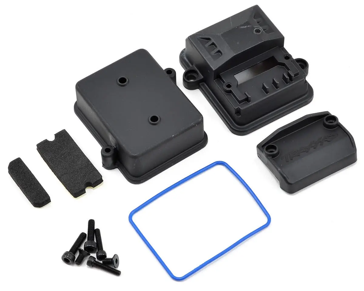 Traxxas 7424 Receiver Box Slash 4X4 (Sealed)/ Foam Pads/ 2.5X12mm Cs (2)/ 3X6mm Cs (2)/ 3X12mm Bcs (2) 1