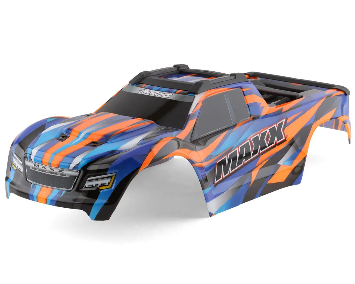 Traxxas Widemaxx Pre-Painted Truck Body (Orange) 8918T 1