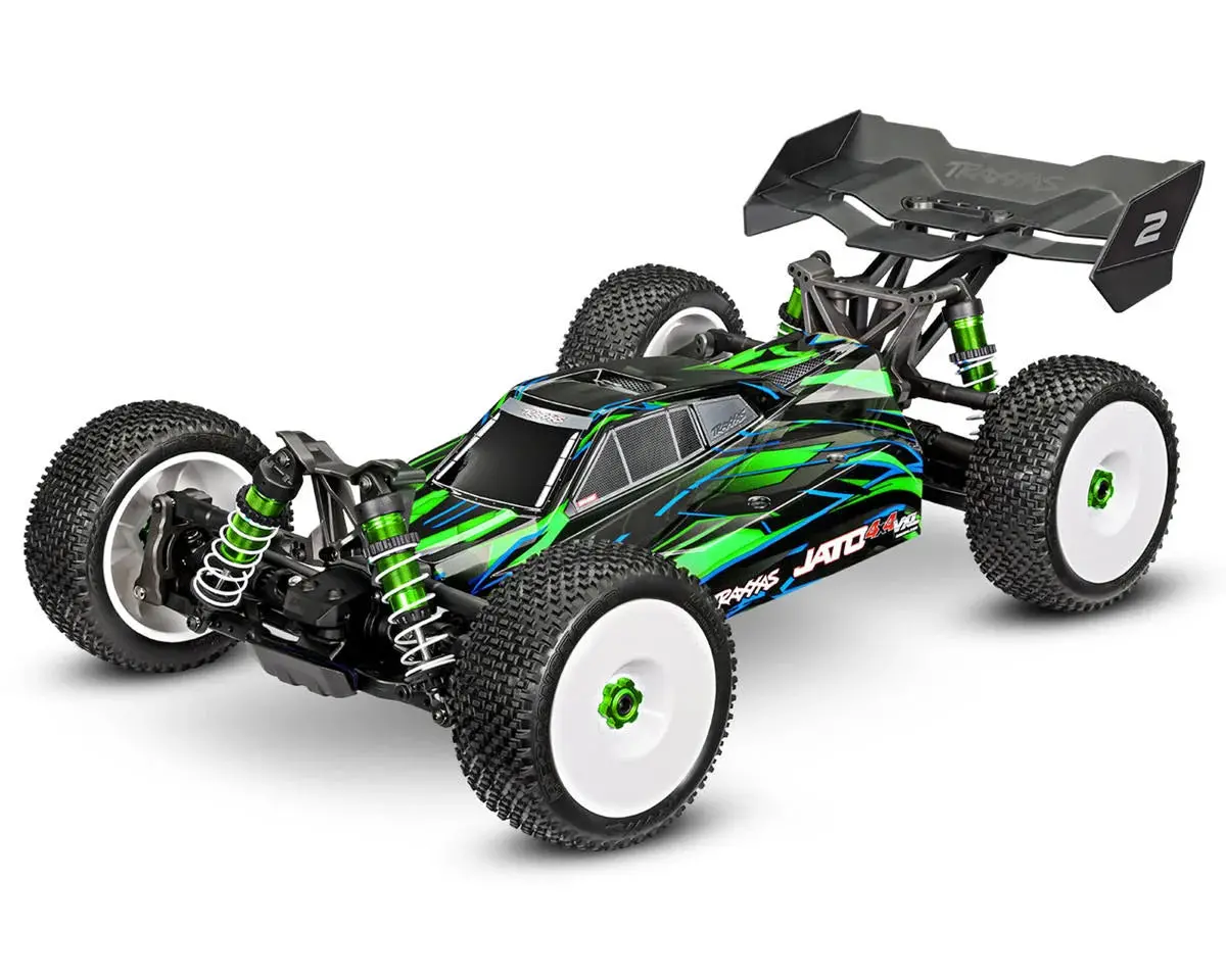 Traxxas Jato® 4X4 Vxl 1/10 Brushless Electric Racing Buggy (Green) W/Tqi 2.4Ghz Radio & Link Module 90386-4-Grn 1