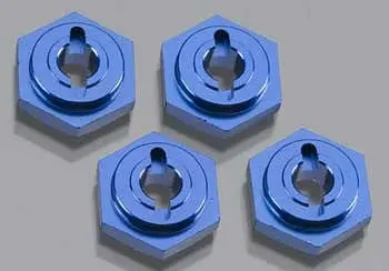 Traxxas 7154X Wheel Hubs Hex Alum Blue Anodized (4) 1