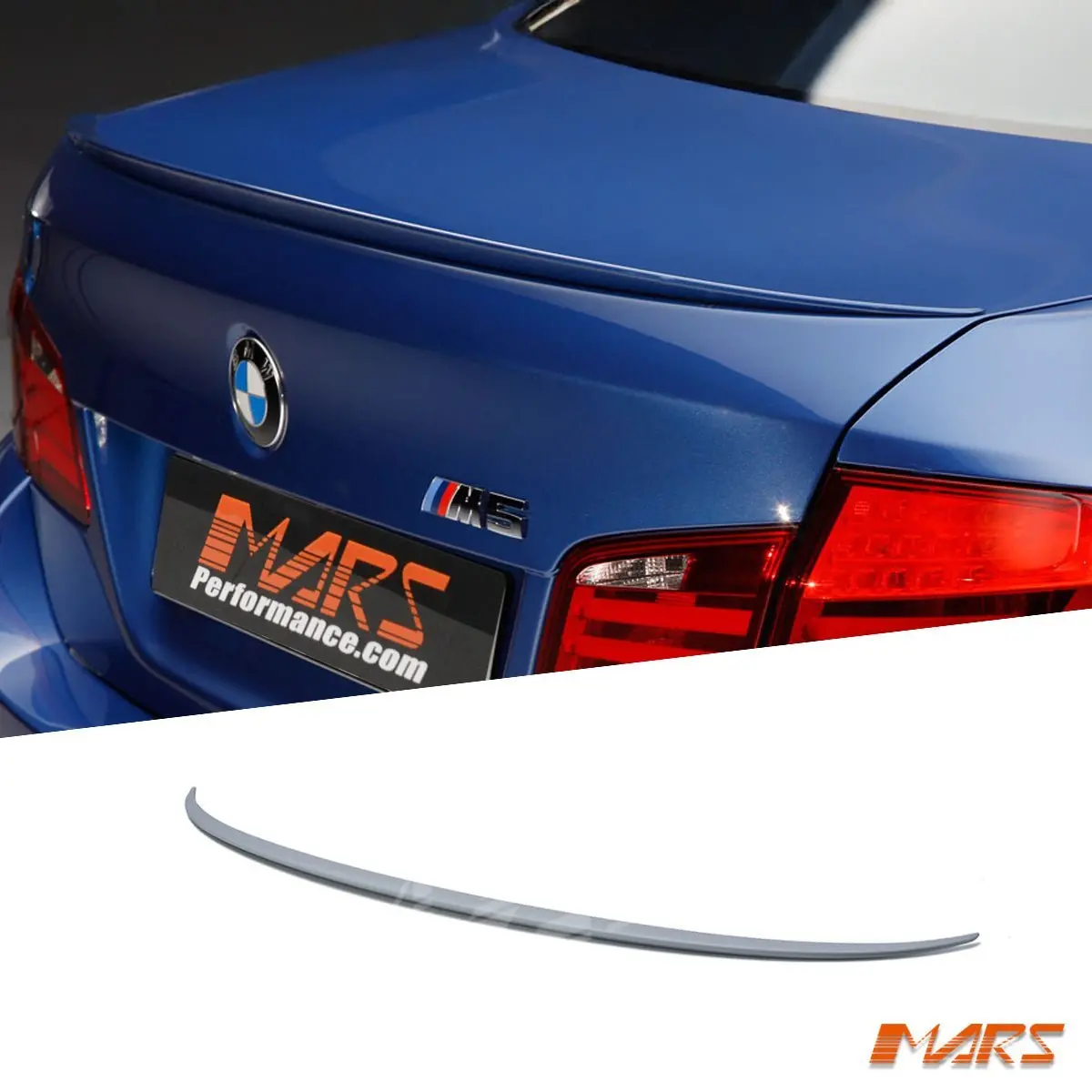 Unpainted M Performance Style Rear Trunk Lip Spoiler Bodykit For Bmw 5-Series F10 Sedan & M5 2010-2016 1