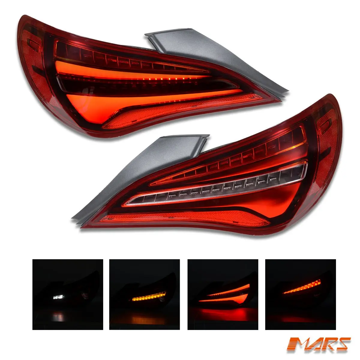 Update Full Led Tail Lights For Mercedes-Benz Cla-Class C117 Sedan X117 Wagon  & Cla45 Amg 2013-2018 1
