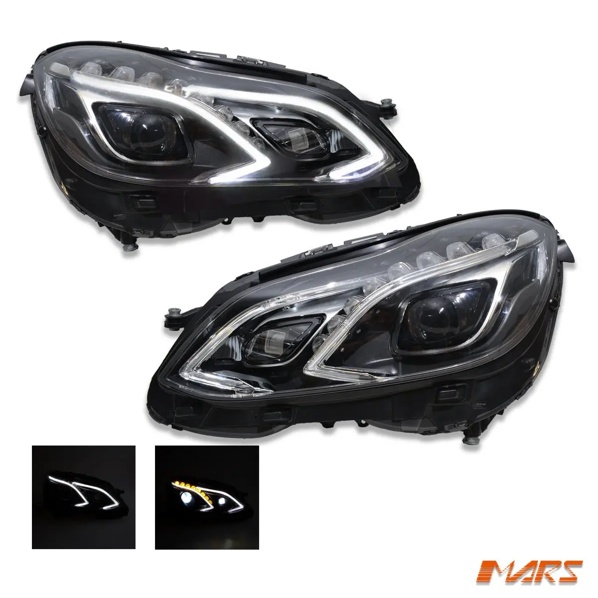 Upgrade Full Led Amg E63 Style Projector Head Lights For Mercedes-Benz E-Class W212 2013-2016 1