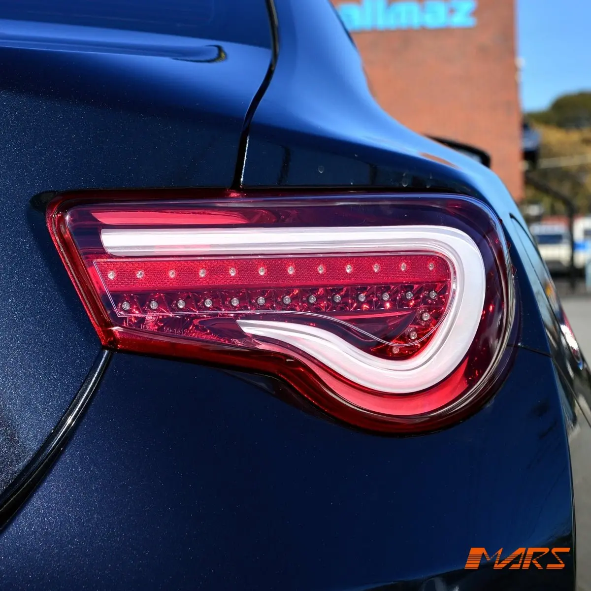 Valenti Jdm Clear Red Full Led 3D Stripe Bar Tail Lights With Sequential Indicators For Toyota 86 Zn6 Gt Gts & Subaru Brz Zc6 1
