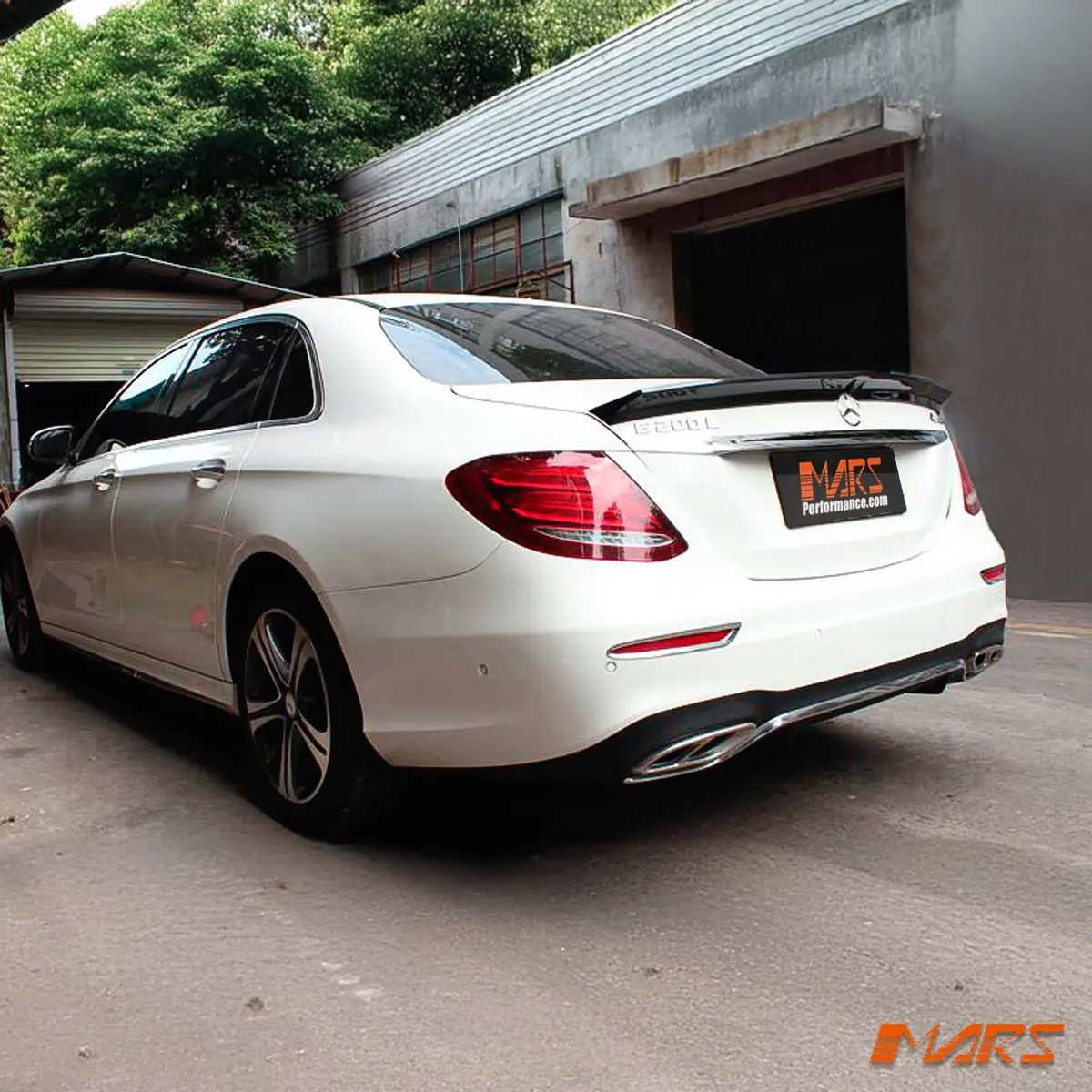 Vath Style Carbon Fibre Rear Trunk Lip Spoiler Bodykit For Mecedes Benz E-Class W213 Sedan & E43 E55 E63 E63-S Amg 2016-2023 1