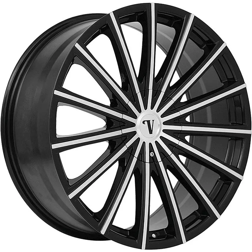 18" Velocity Vw10 Wheels Black Machined 1