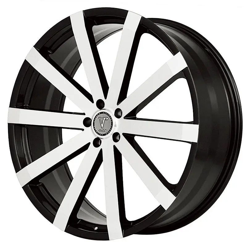 18" Velocity Vw12 Wheels Black Machine 1