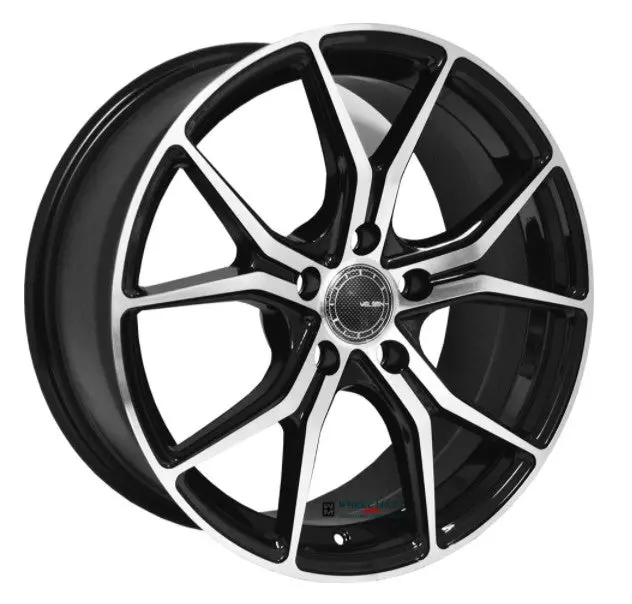17" Velsen V531 Wheels Black Machined 1