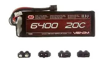 Venom 15009 3S 2P 11.1V 6400Mah 20C Lipo Univ Plug System 1