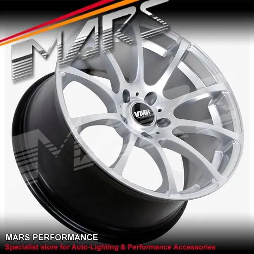 Vmr V701 19 Inch Hyper Silver Concave Alloy Wheels Rims 1
