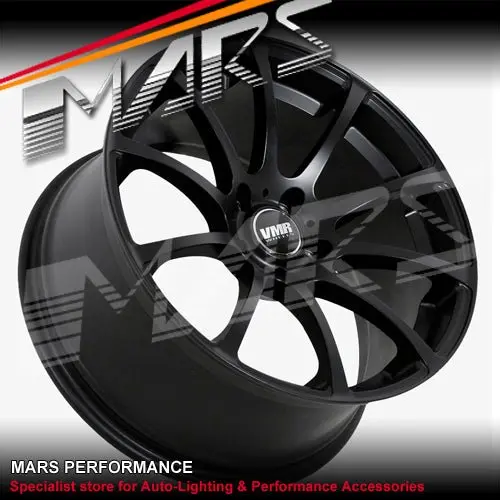 Vmr V701 19  Inch Matt Black Concave Alloy Wheels Rims 1