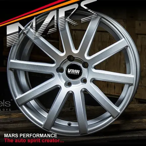 Vmr V702 19 Inch Matt Hyper Silver Alloy Wheels Rims 2