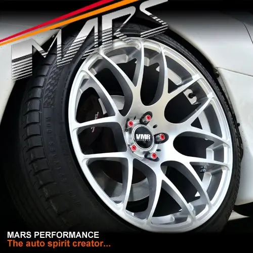 Vmr V710 4 X 19  Inch Hype Silver Stag Concave Alloy Wheels Rims 5X120 1