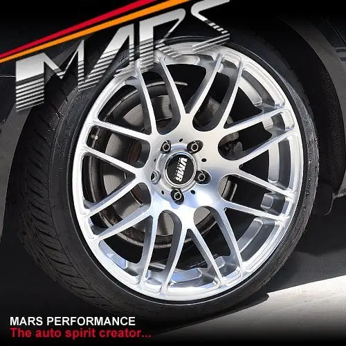 Vmr V718 19 Inch Hyper Silver Concave Alloy Wheels Rims 5X112 1