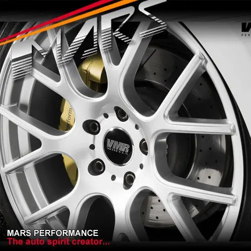 Vmr V810 19 Inch Hype Silver Flow Formed Alloy Wheels Rims 5X120 1