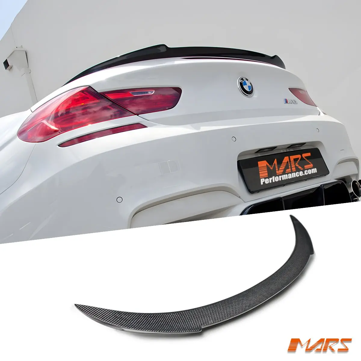 Vorsteiner Style Carbon Fibre Rear Trunk Lip Spoiler For Bmw 6-Series F06 Gran Coupe & M6 2011-2018 1