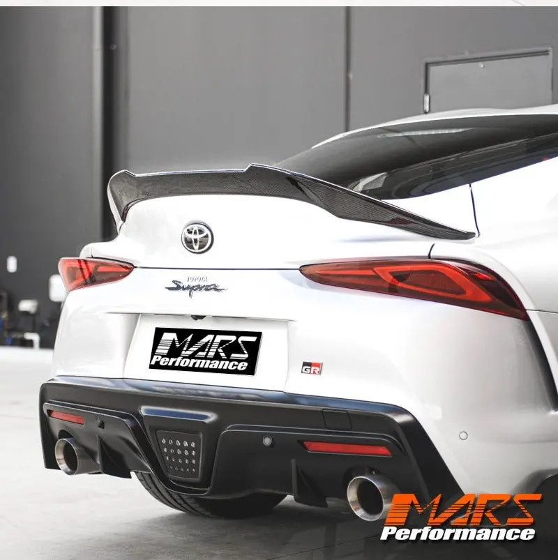 Vst Style Carbon Fibre Rear Trunk Boot Lip Spoiler Wing Bodykit For Toyota Supra A90 2019-2025 Gr Gt Gts 1