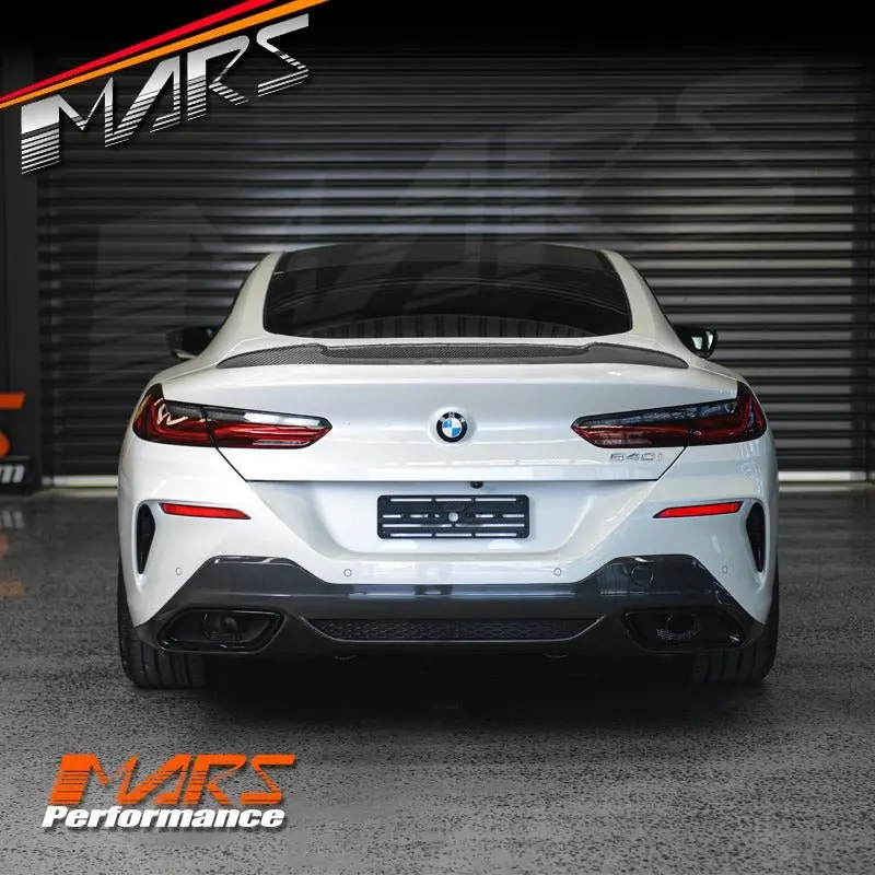 Vst Style Carbon Fibre Rear Trunk Lip Spoiler Wing Bodykit For Bmw 8 Series G15 Coupe & M8 F92 2019-2023 1
