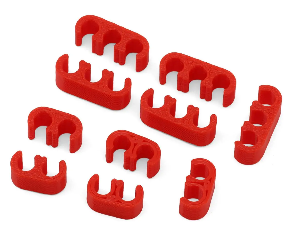 Webster Mods Wmcco4r Wires & Cables Organizer Clips (Red) (12Awg) 1