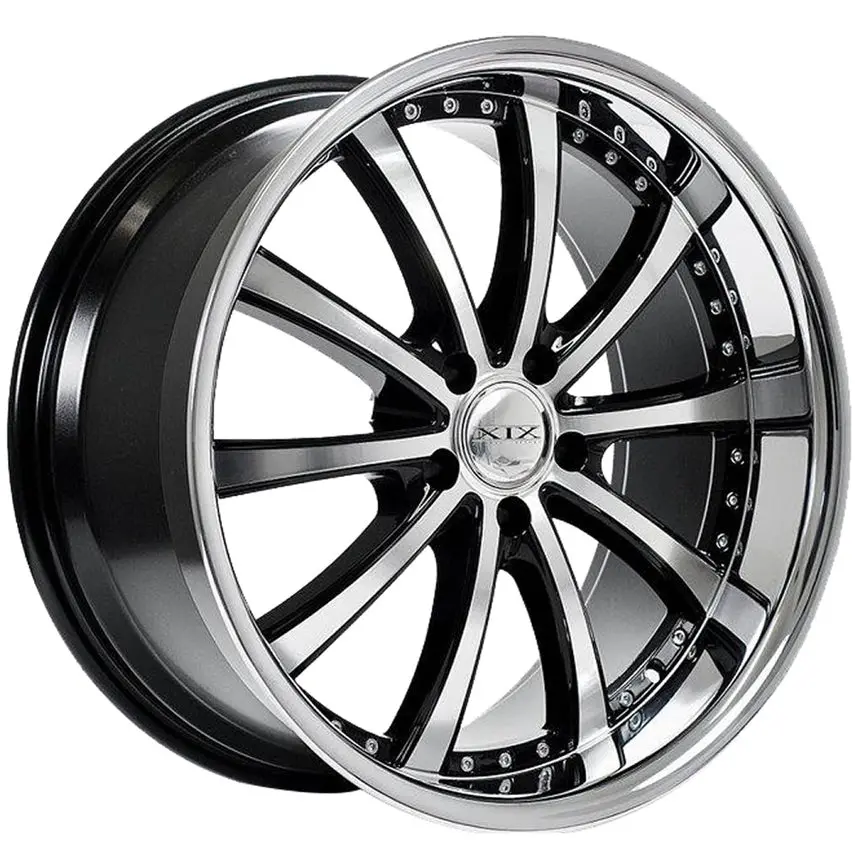20" Xix X21 Wheels Black Machined 1