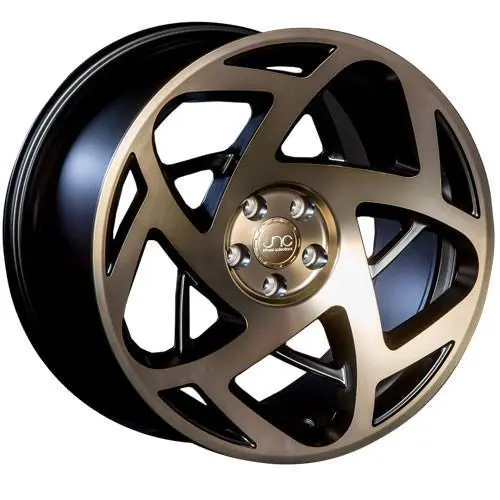 Jnc Wheels Jnc047 Matte Black Machined Bronze Face 1