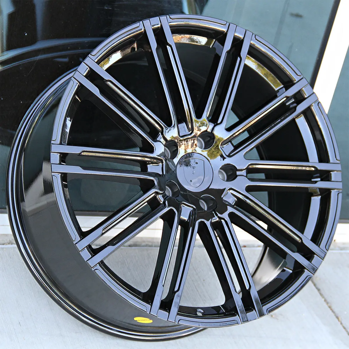 Porsche Wheels 1222 22X10 5X130 Gloss Black Fit Cayenne S Gts Turbo 1
