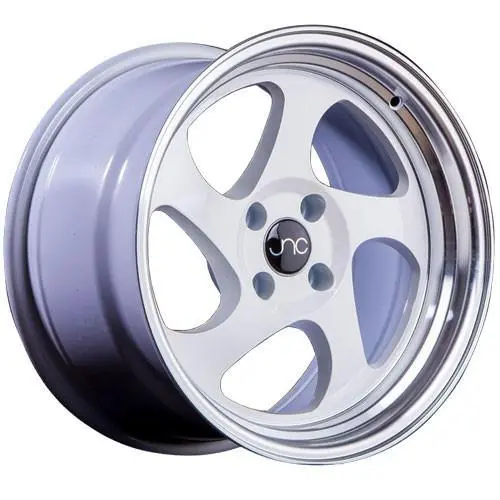Jnc Wheels Jnc034 White Machined Lip 1