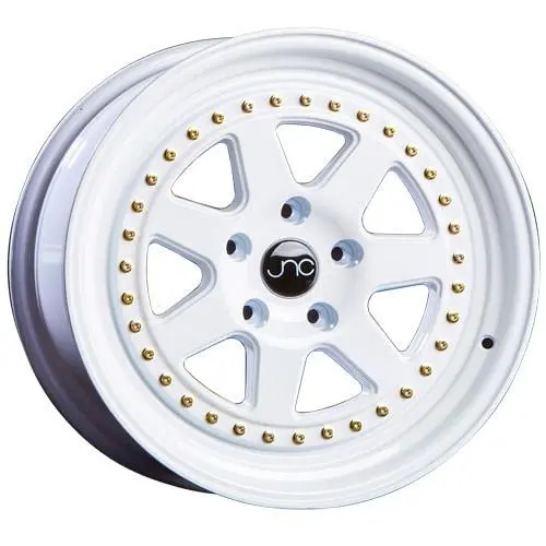 Jnc Wheels Jnc048 White Gold Rivets 1